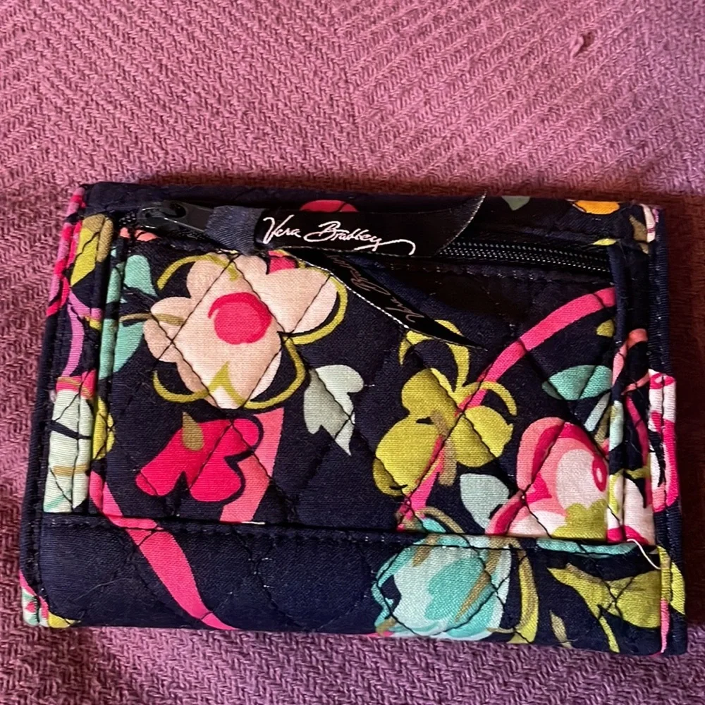 Vera Bradley Euro Wallet - Ribbons